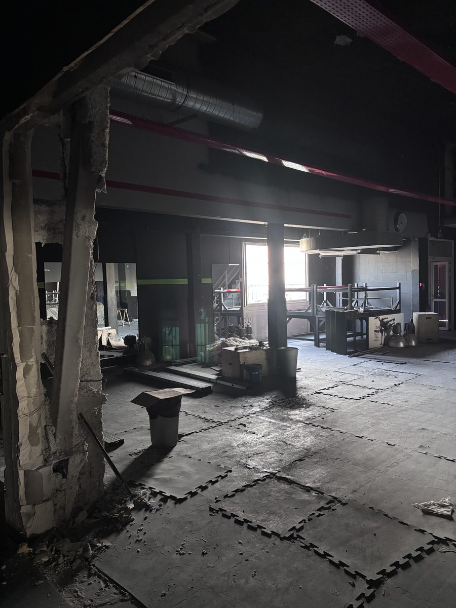 On Air Fitness — Arnouville — avant et pendant les travaux